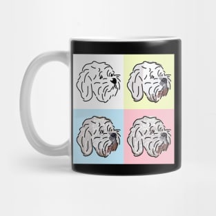 Bichon Frise Dog Four Faces Mug